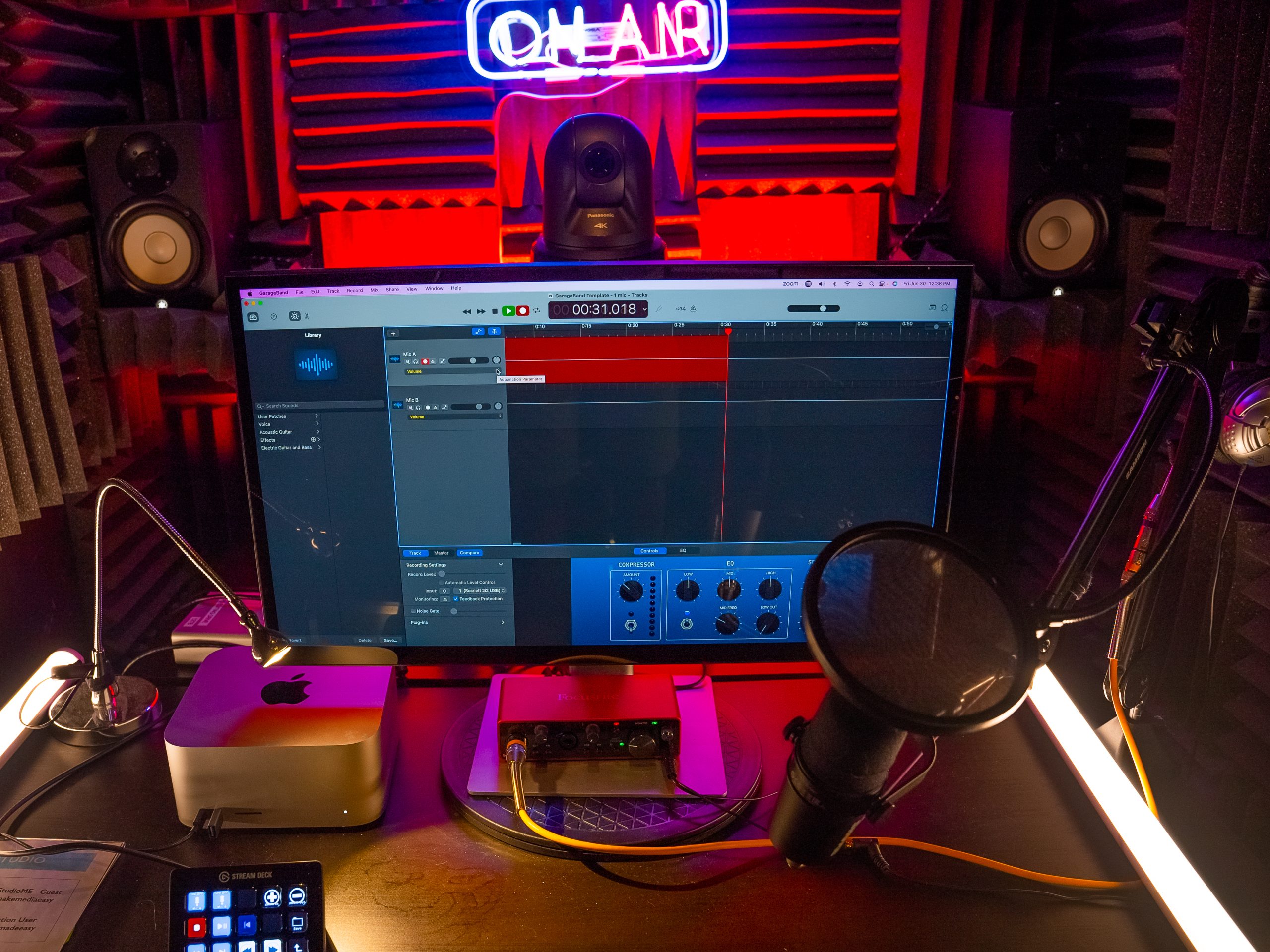 Temporarily Unavailable - Soundproof Audio & Video Studio (Hourly) - $79